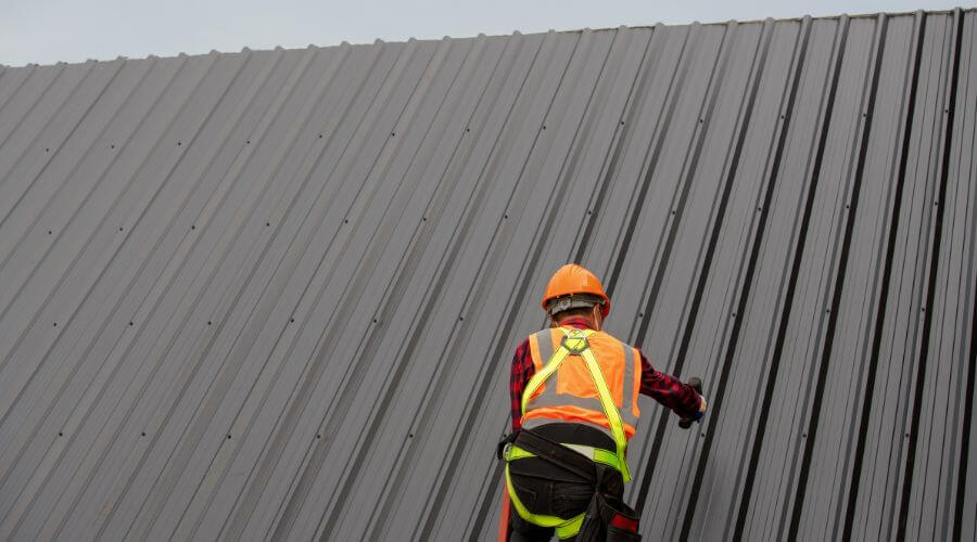 Professional metal roof installation services in Marshall, OK